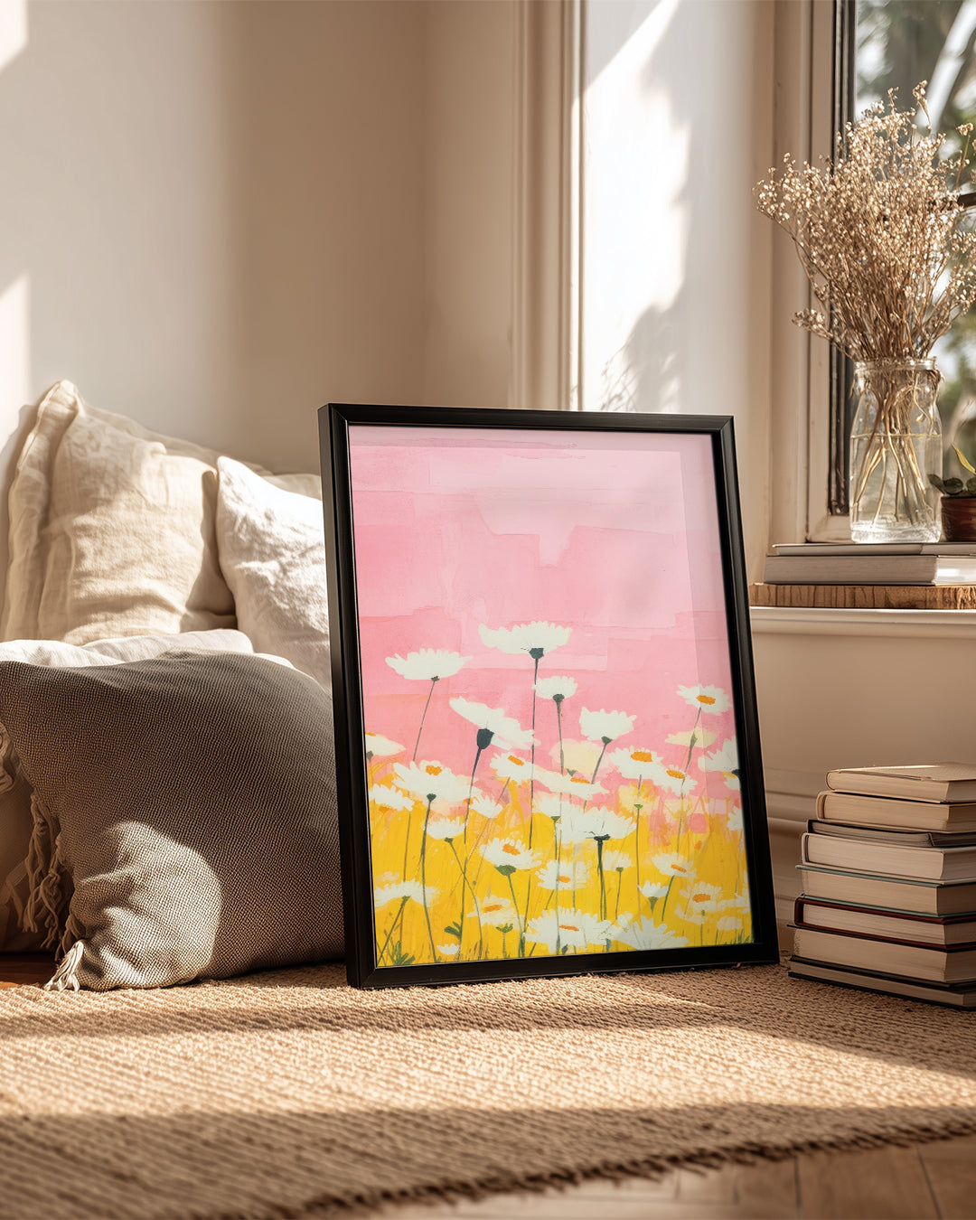 Pink Daisy Poster Tablosu
