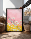 Pink Daisy Poster Tablosu