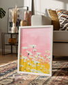 Pink Daisy Poster Tablosu