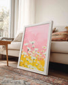 Pink Daisy Poster Tablosu