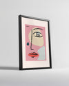 Pink Face Poster Tablosu