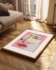 Pink Face Poster Tablosu