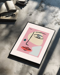 Pink Face Poster Tablosu