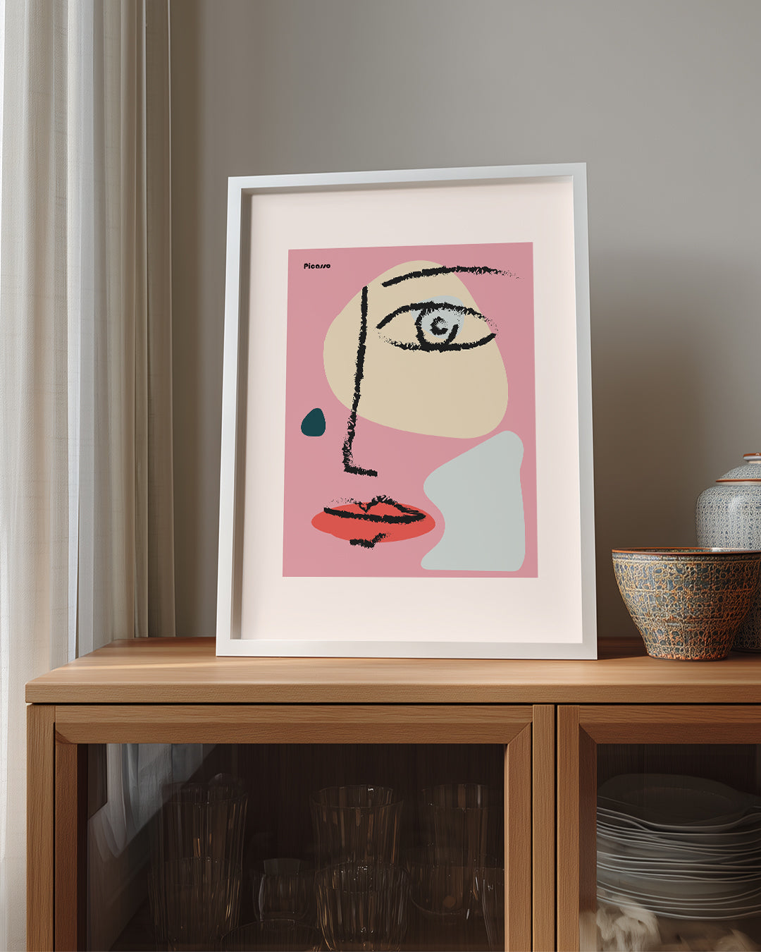 Pink Face Poster Tablosu