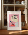 Pink Face Poster Tablosu
