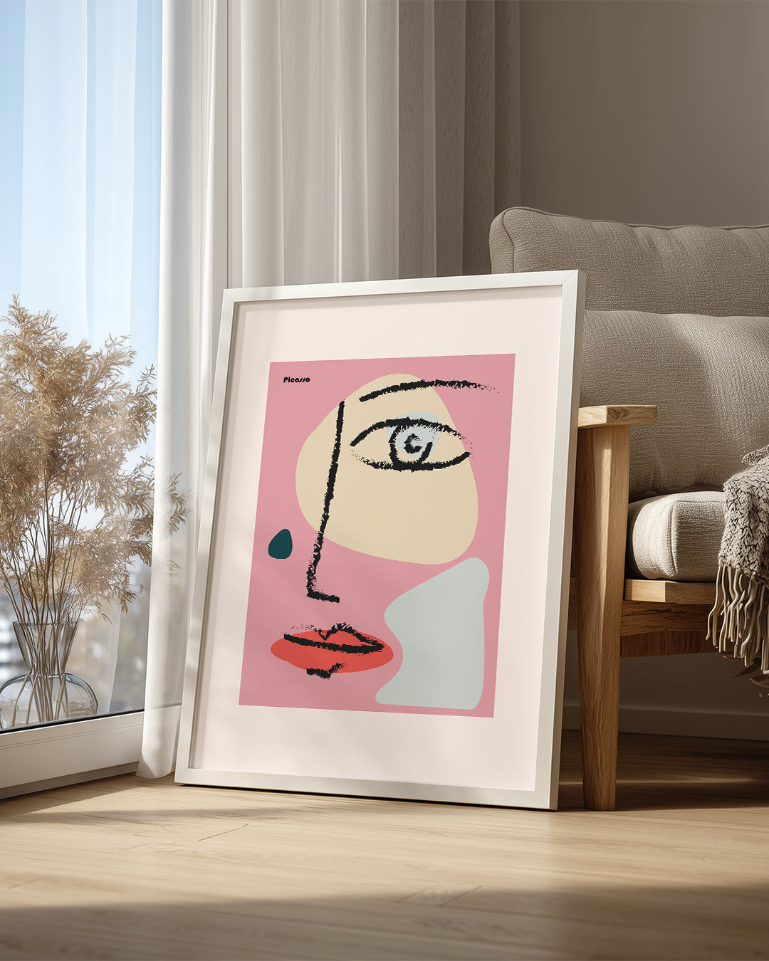 Pink Face Poster Tablosu