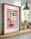 Pink Face Poster Tablosu