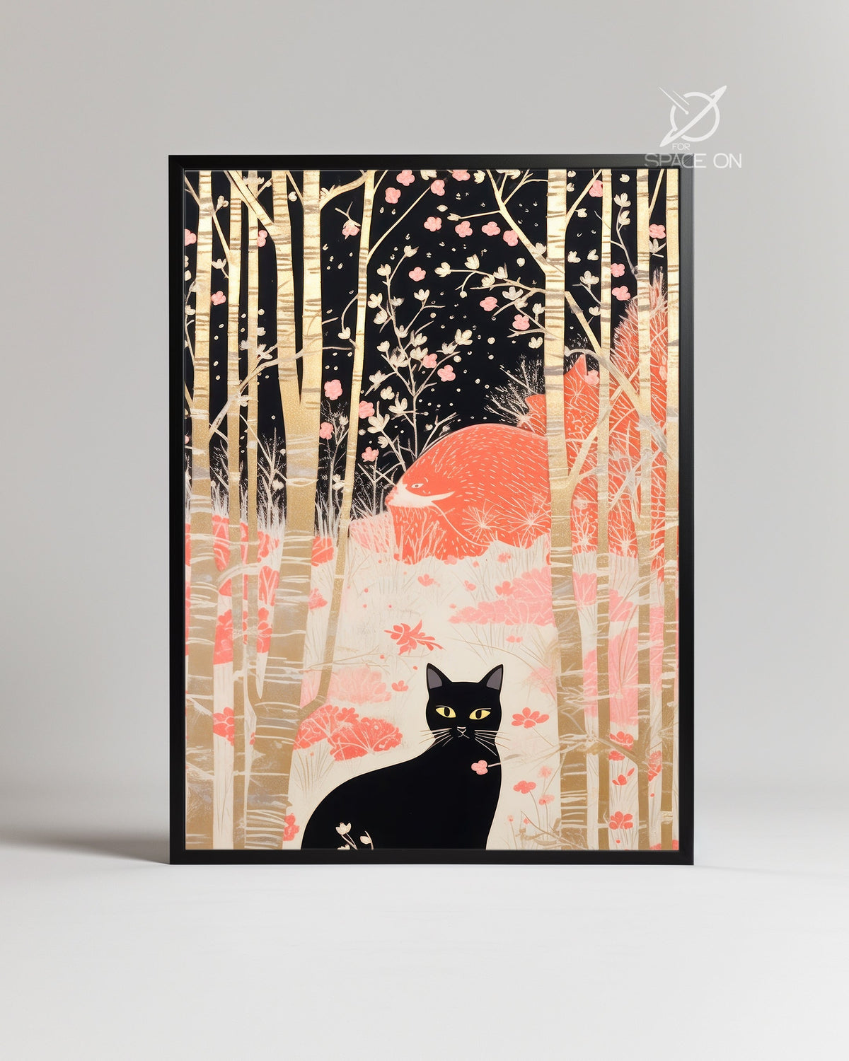 Pink Forest Poster Tablosu