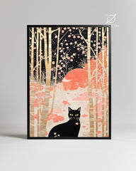 Pink Forest Poster Tablosu