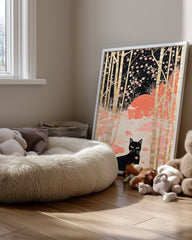 Pink Forest Poster Tablosu