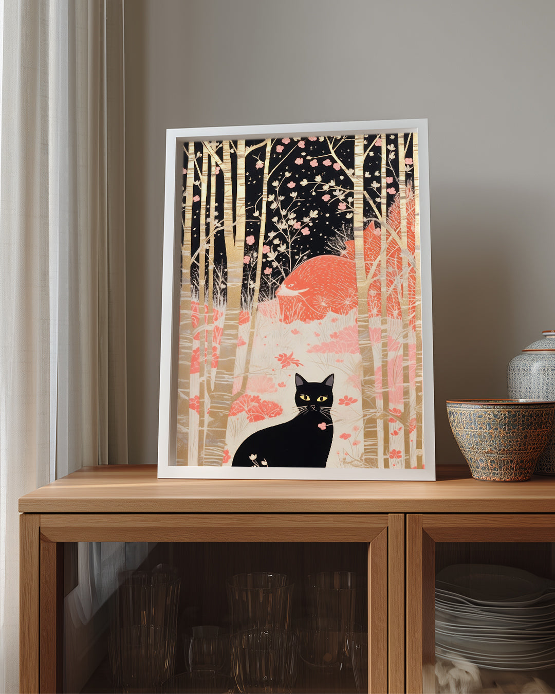 Pink Forest Poster Tablosu