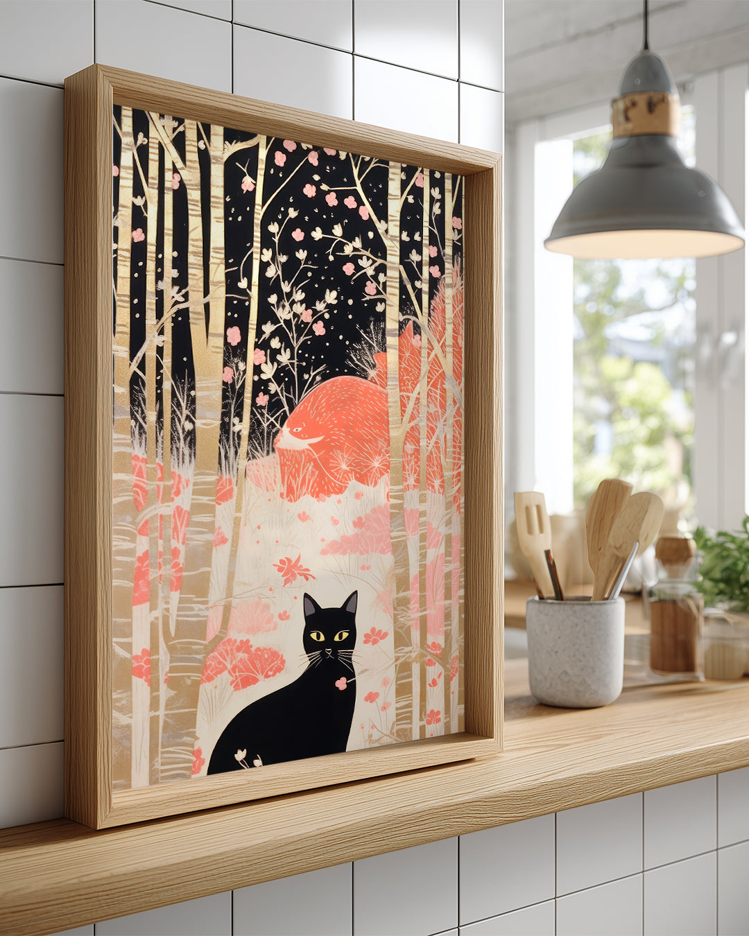 Pink Forest Poster Tablosu