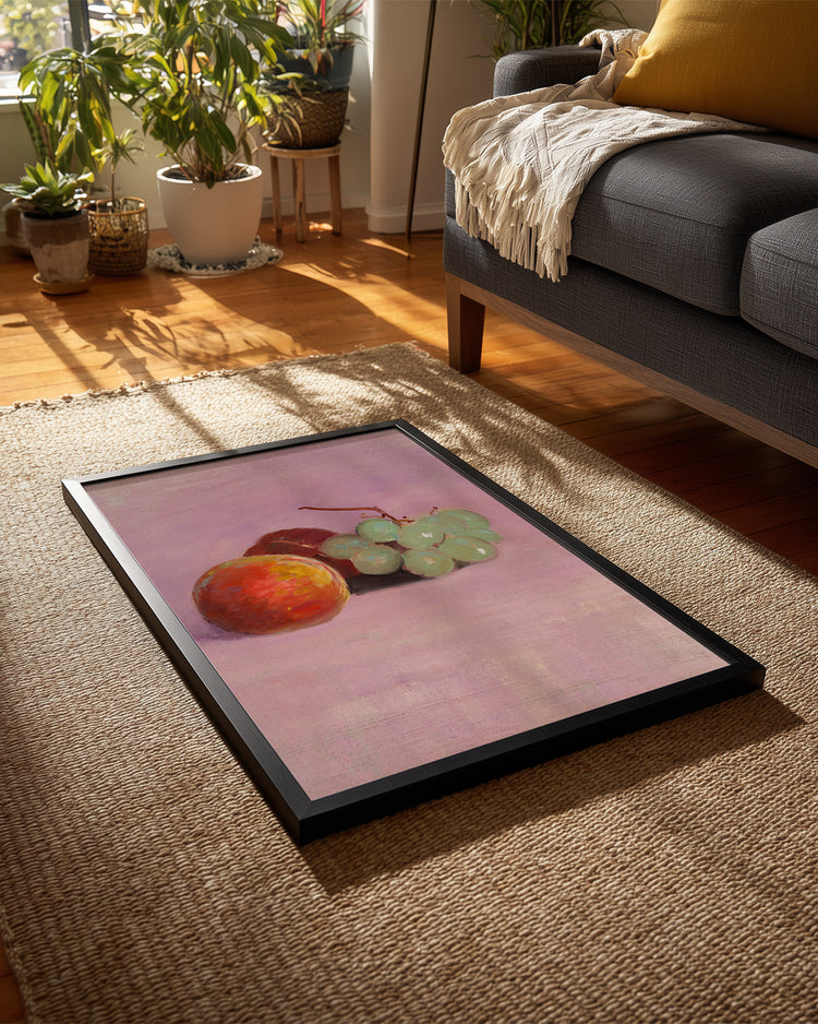 Pink Grape Poster Tablosu