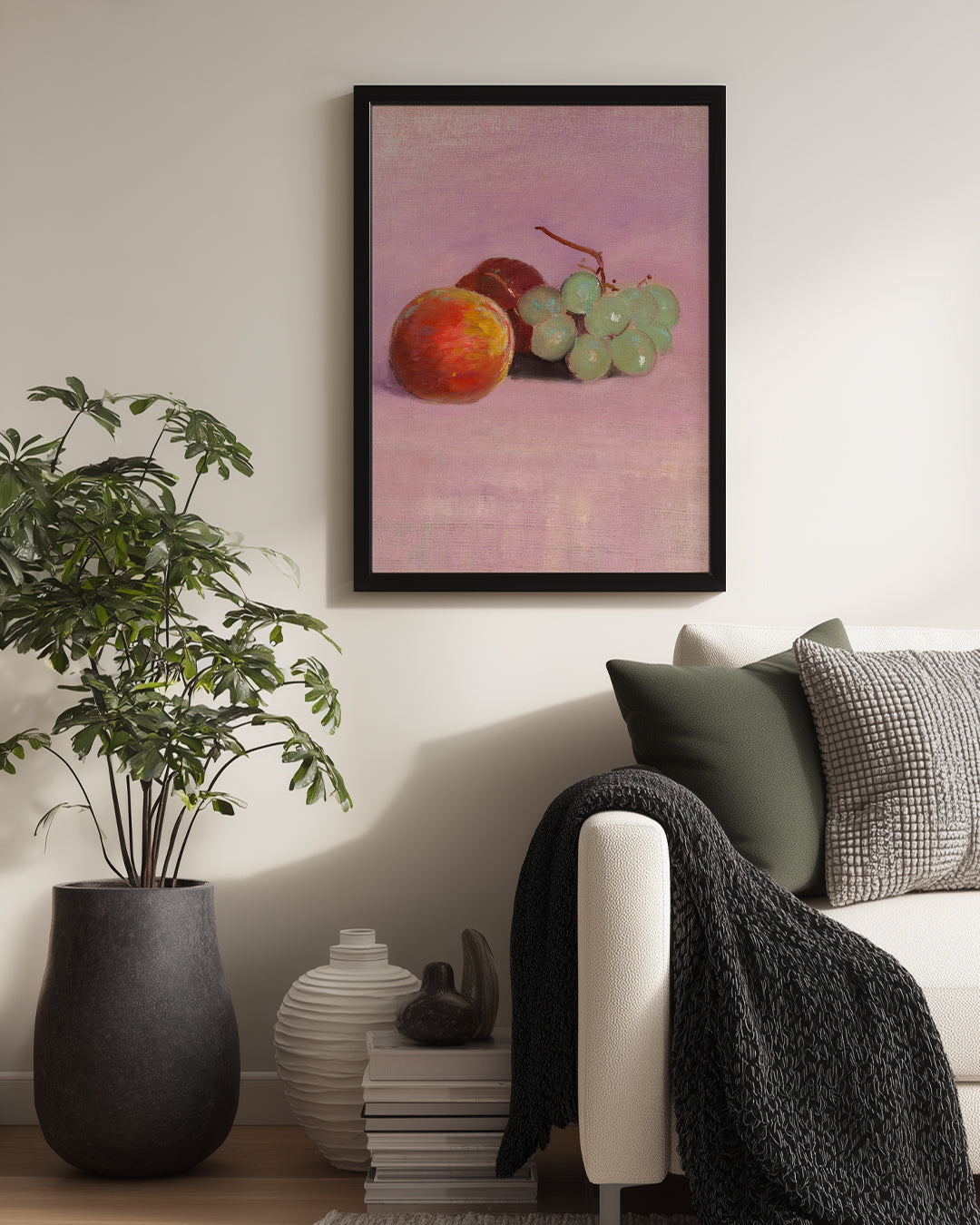 Pink Grape Poster Tablosu
