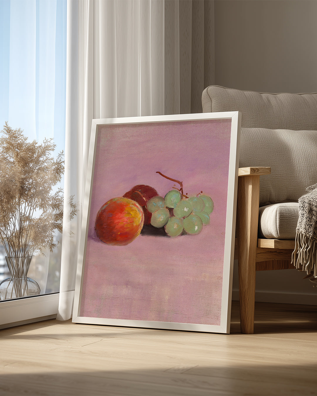 Pink Grape Poster Tablosu