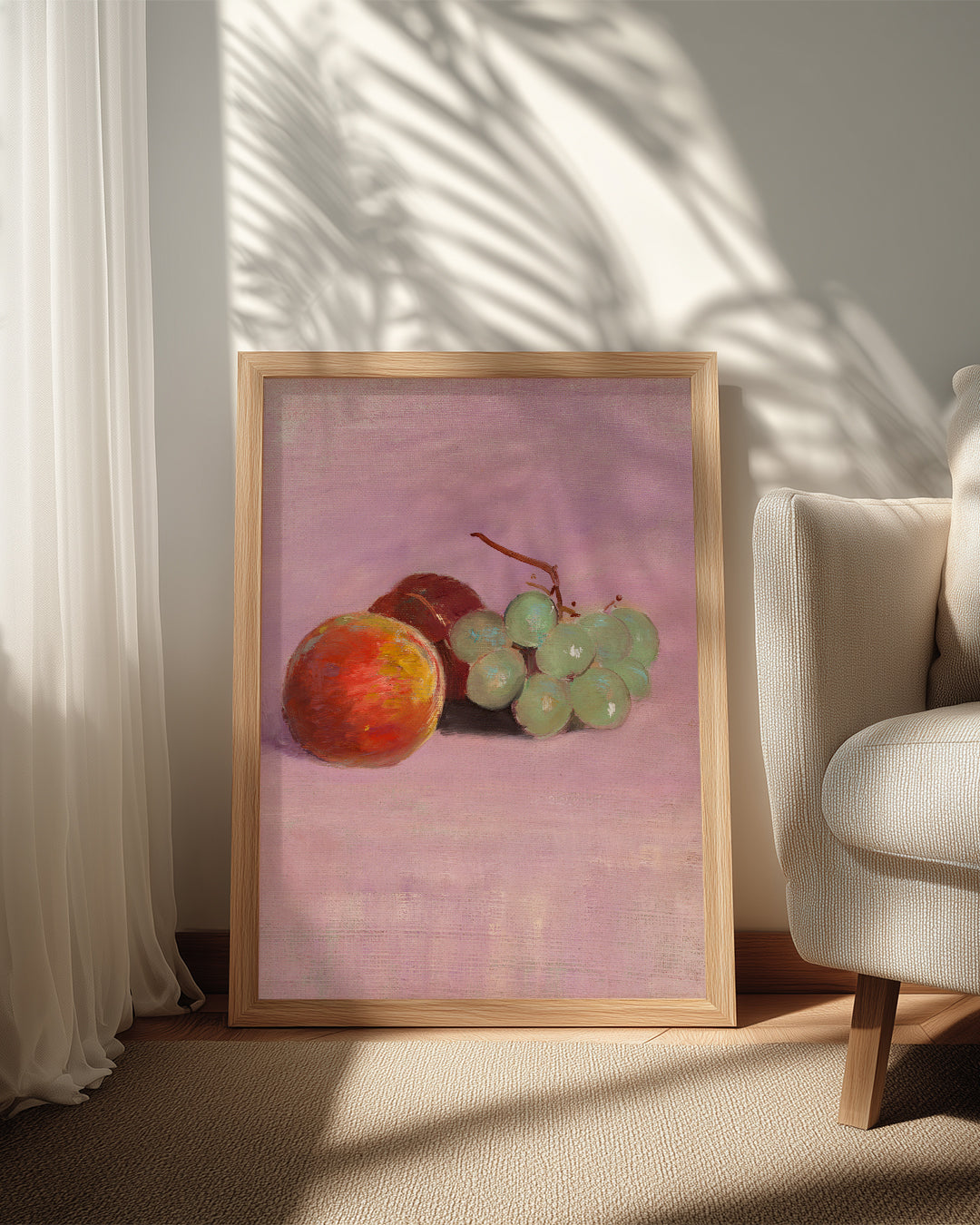 Pink Grape Poster Tablosu