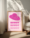Pink Howdy Poster Tablosu