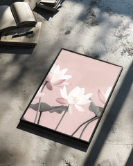 Pink Lotus Poster Tablosu