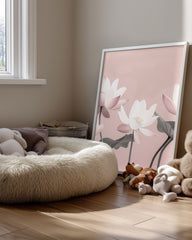 Pink Lotus Poster Tablosu