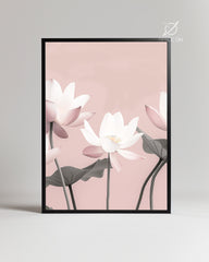 Pink Lotus Poster Tablosu