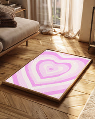 Pink Love Poster Tablosu