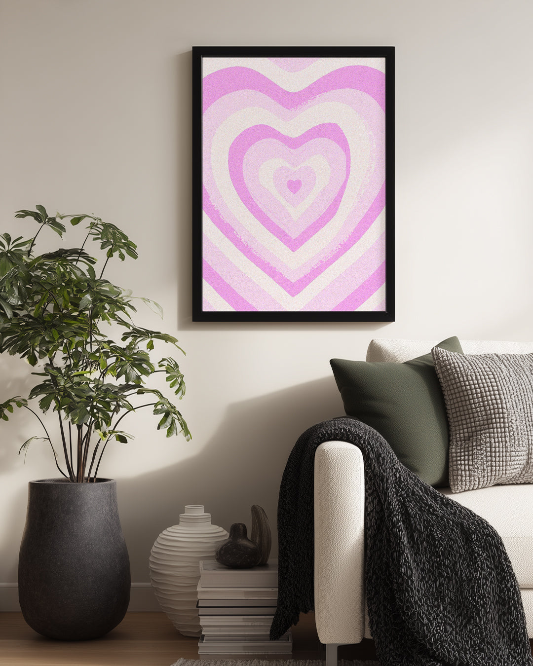 Pink Love Poster Tablosu