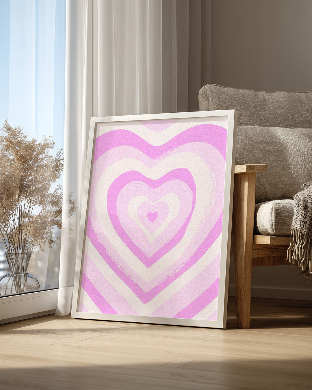 Pink Love Poster Tablosu