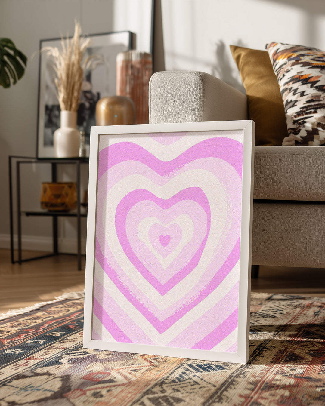 Pink Love Poster Tablosu