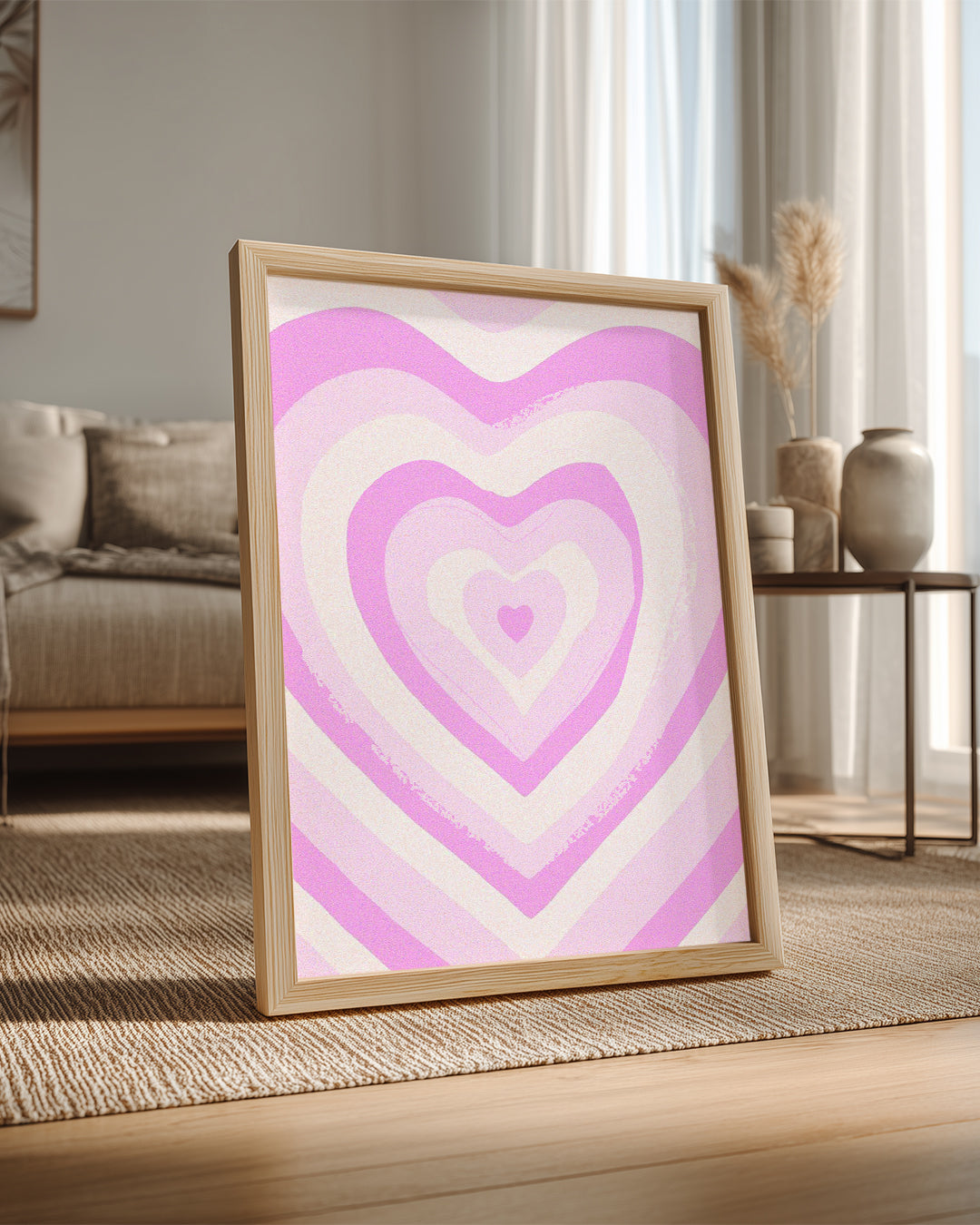 Pink Love Poster Tablosu