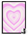 Pink Love Poster Tablosu