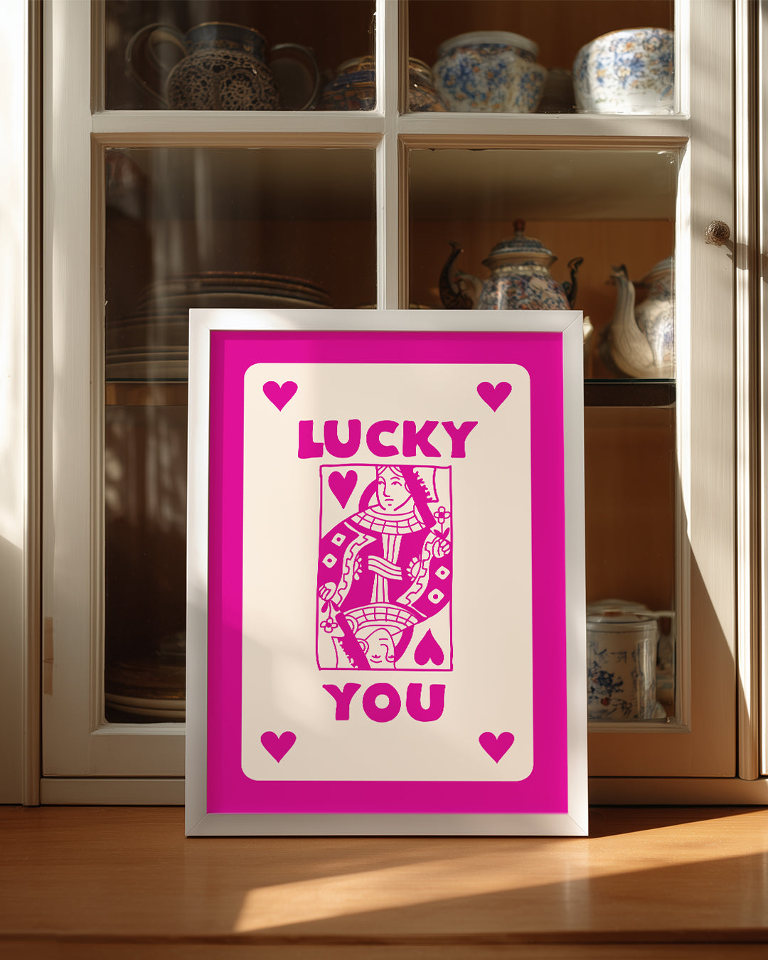 Pink Lucky Poster Tablosu