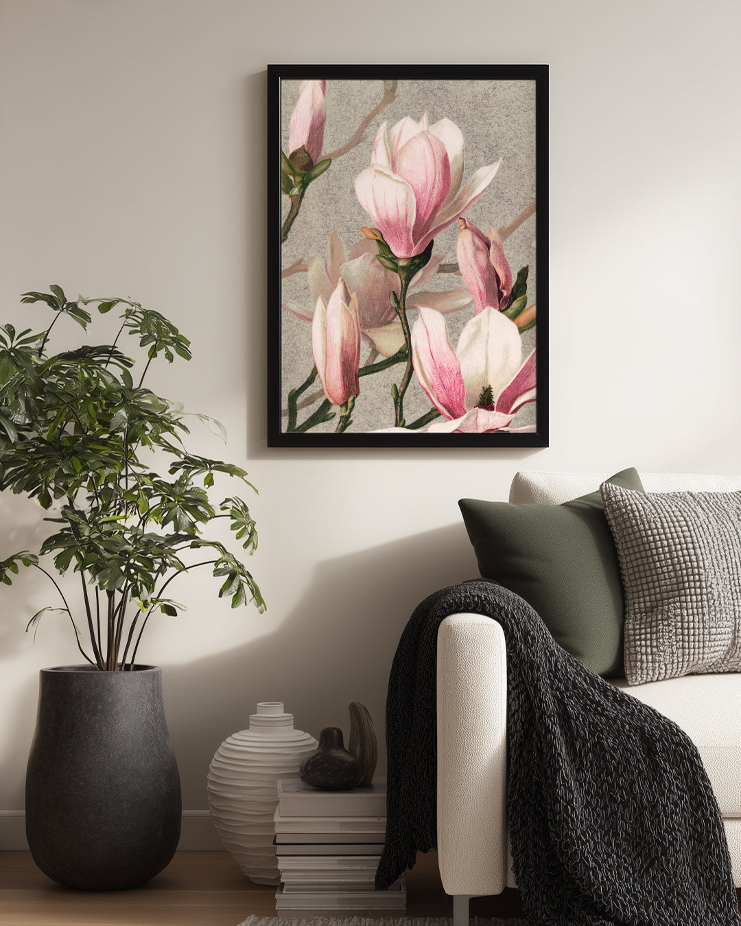 Pink Magnolia Poster Tablosu