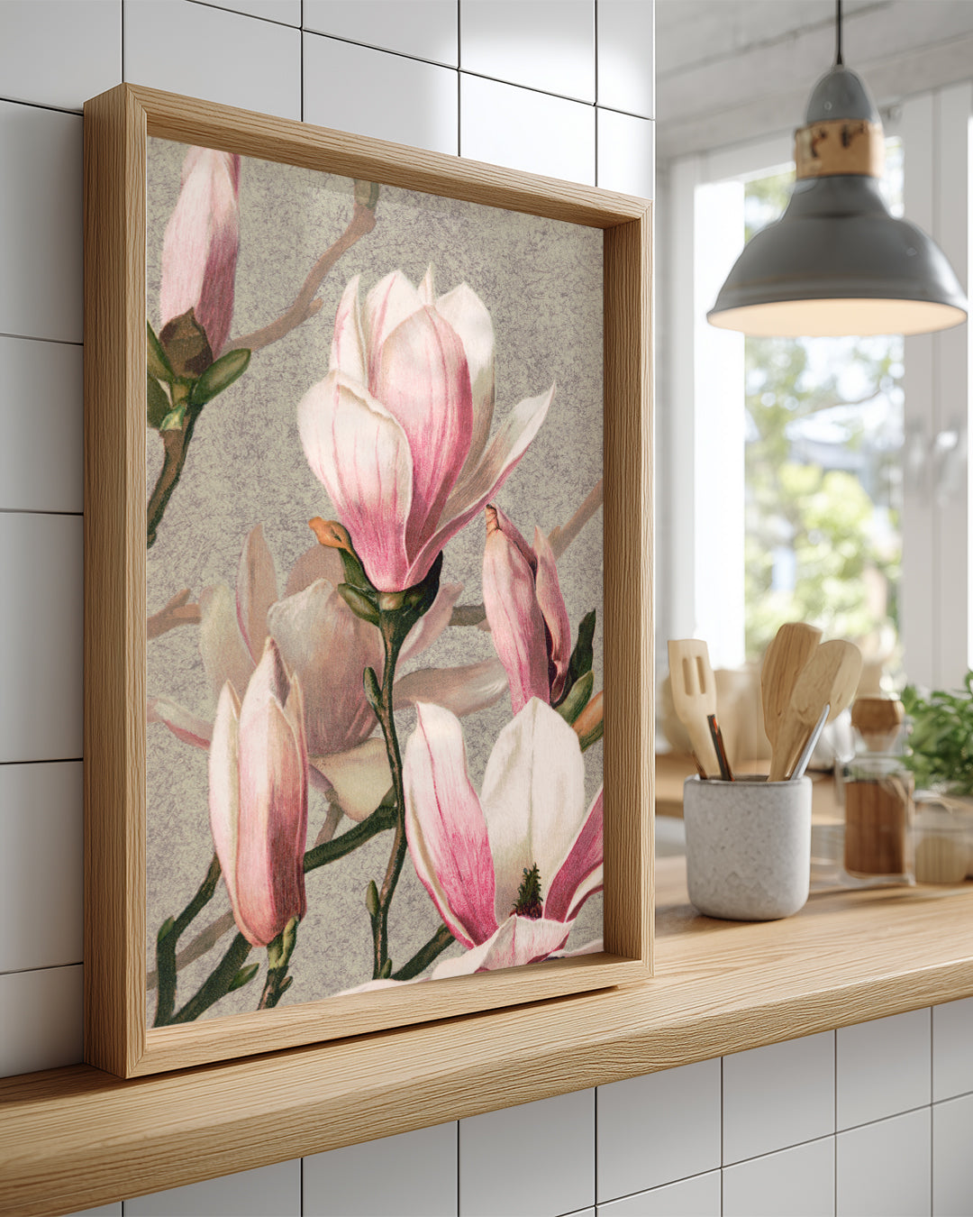 Pink Magnolia Poster Tablosu