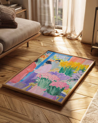 Pink Market Poster Tablosu