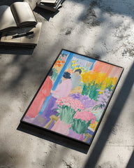 Pink Market Poster Tablosu