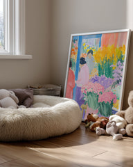 Pink Market Poster Tablosu