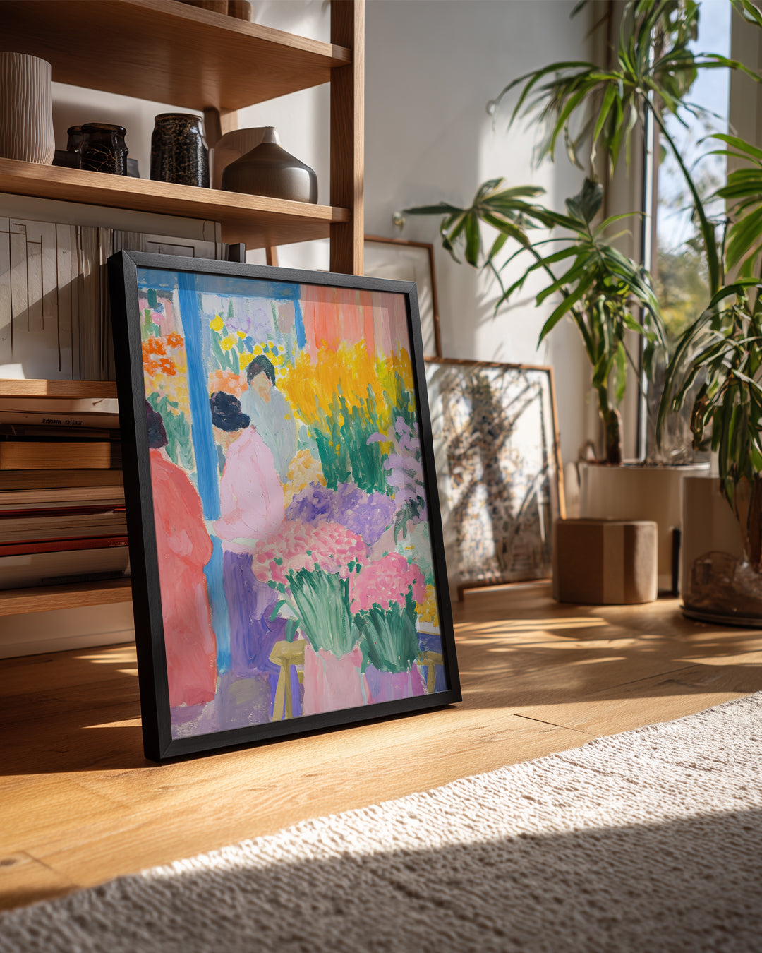 Pink Market Poster Tablosu