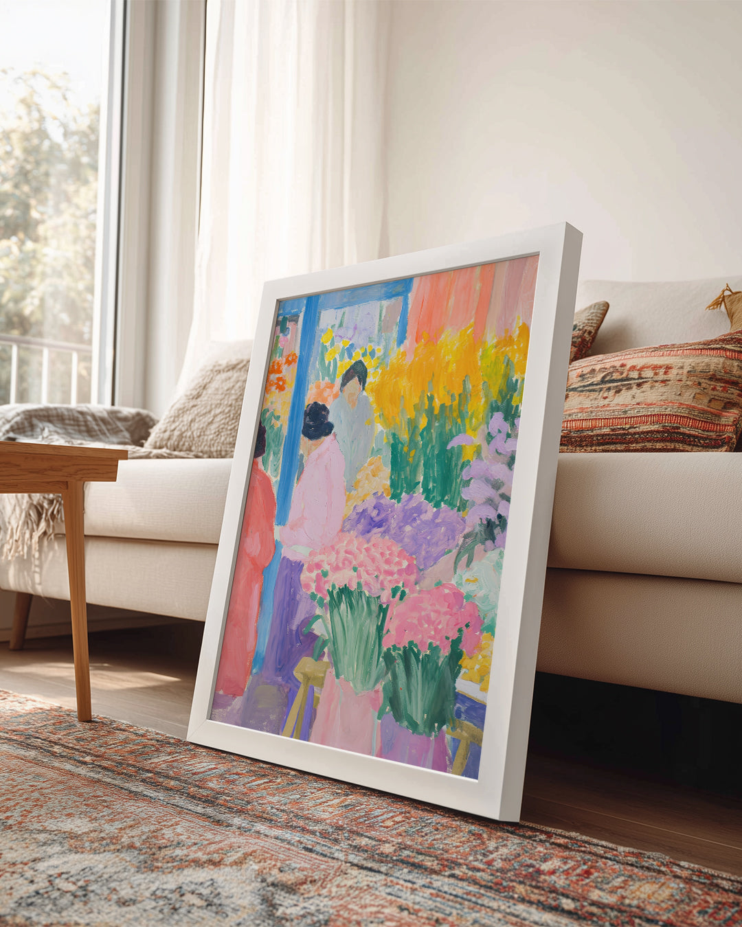 Pink Market Poster Tablosu