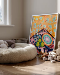 Pink Mat Poster Tablosu