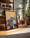 Pink Mat Poster Tablosu