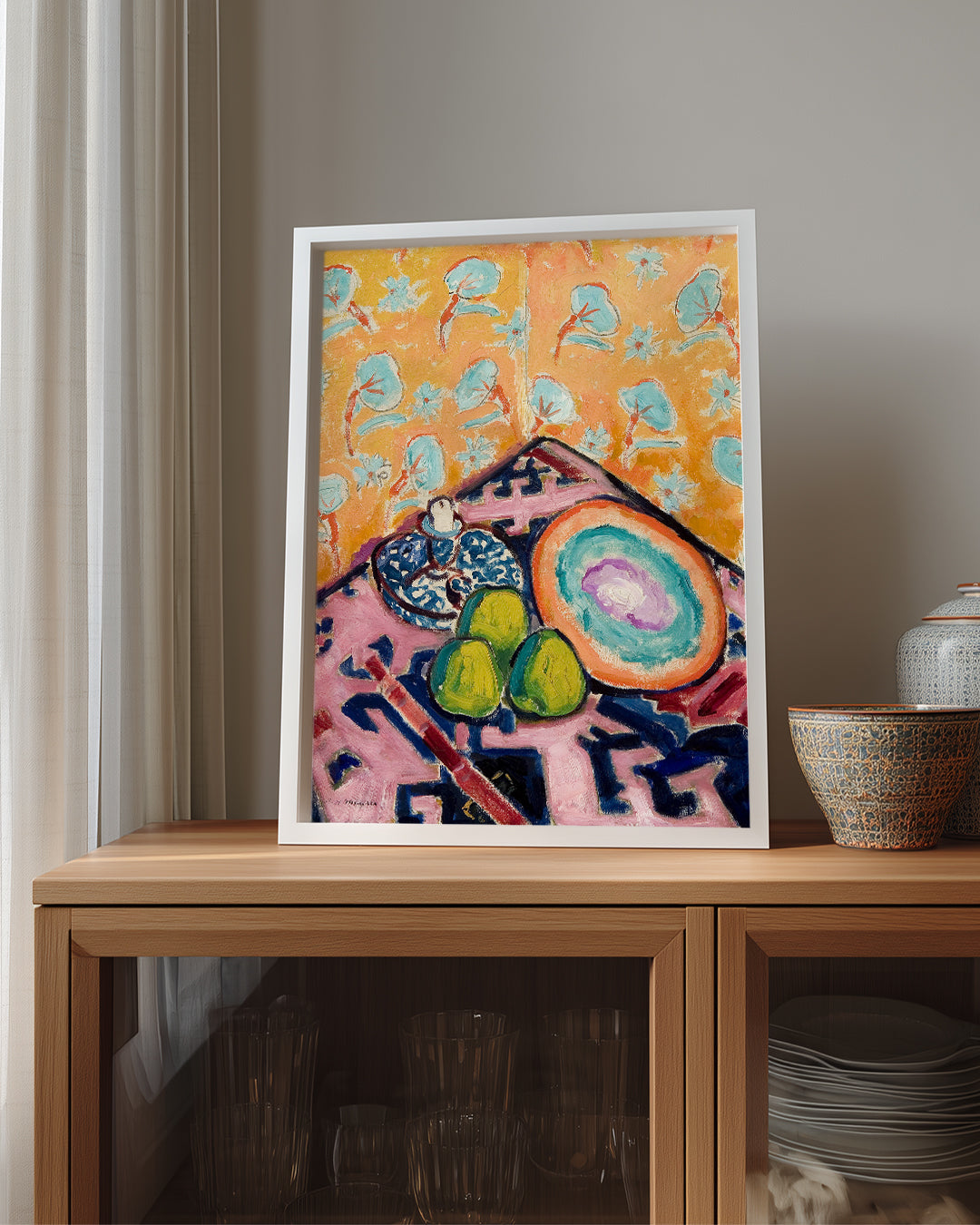 Pink Mat Poster Tablosu