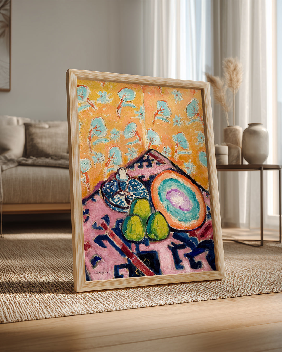 Pink Mat Poster Tablosu