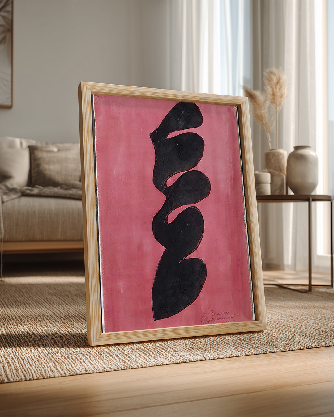 Pink Nude Poster Tablosu