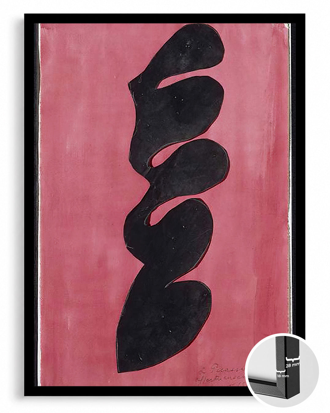 Pink Nude Poster Tablosu