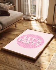 Pink Party Poster Tablosu
