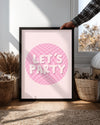 Pink Party Poster Tablosu