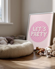 Pink Party Poster Tablosu