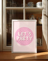 Pink Party Poster Tablosu