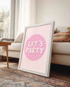 Pink Party Poster Tablosu