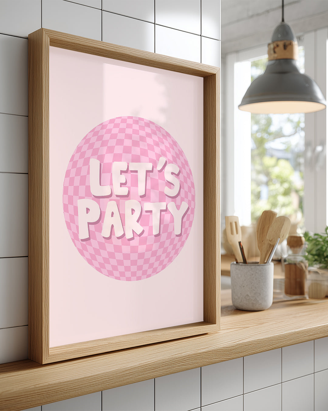 Pink Party Poster Tablosu